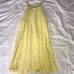 Yellow Lace Dress